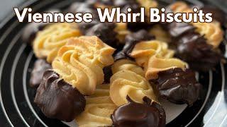 How to Make Perfect Viennese Whirl Biscuits | Easy Recipe with Dark Chocolate