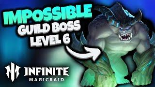 [Infinite Magicraid] Guild Boss Level 6 is INSANE