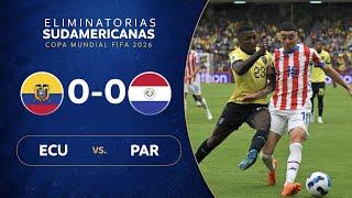 ECUADOR vs. PARAGUAY [0-0] | RESUMEN | ELIMINATORIAS SUDAMERICANAS | FECHA 9