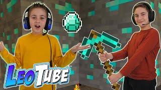 Encontramos Oroy Diamantes  en Minecraft