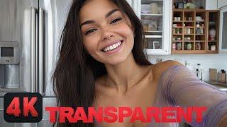 Title: [4K] 2025 Transparent Try On Haul | No bra See Through | Transparent On Haul Lingerie | Brale