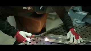 Production process of linear shower drains at the Polish VOGI POLAND factory.