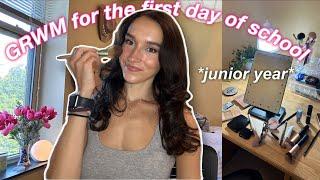 get ready with me for the FIRST DAY OF SCHOOL  (junior year)