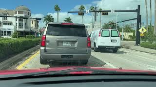 Hurricane Milton Aftermath: Naples Florida Full Drive Davis, 41, 5th Avenue South (No Talking)