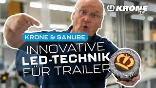 Together, we’re bringing innovative LED technology to trailers: KRONE & Sanube | KRONE TV