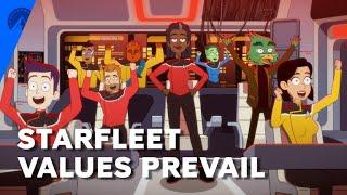 Star Trek: Lower Decks | Starfleet Values Prevail | Paramount+