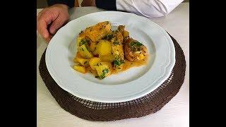 Pollo in umido con Patate - IN PADELLA