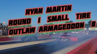 Ryan Martin Outlaw Armageddon 8 Round 1 Small Tire