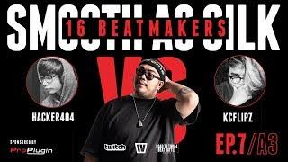 TWIO4 : BEAT BATTLE EP.7 "HACKER404 vs KCFLIPZ" (16 BEATMAKERS) | RAP IS NOW