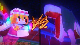 SCP-682 vs Flandre Scarlet - SCP Foundation vs Touhou Project | Minecraft Animation