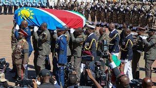 Namibia's 'founding father' Sam Nujoma honoured in state funeral