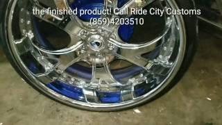 Buick Regal custom quarter top installation by Ride City Customs