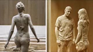 10 SCULTURE DI LEGNO ALLUCINANTI