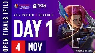  [FIL] AP Mobile Legends: Bang Bang | Snapdragon Mobile Open Finals | Season 6 | Day 1