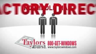 Taylors Windows 12 Months Same As Cash Financing