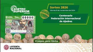 SORTEO SUPERIOR No. 2826: Celebrando el Centenario de la Federación Internacional de Ajedrez ️