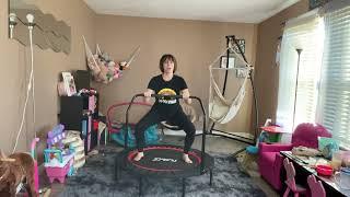 Review of RAVS Mini Trampoline for Kids Adults, 40" Foldable Fitness Rebounder Kids Trampoline