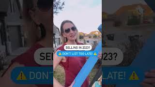 If you plan to sell your Austin home this year, do NOT list TOO LATE.️