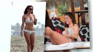 Brooke Vincent Sizzles in a Polka Dot Bikini in Spain - Splash News | Splash News TV