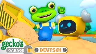 Die Kipplaster-Rutsche | 30-minütige Zusammenstellung｜Geckos Garage Deutsch｜LKW für Kinder ️