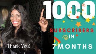 1000 Subscribers appreciation Video || Celebrating my YouTube family  #vlogtober2022