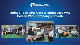 Tridhya Tech Gifts Cars to employees Who Helped With Company’s Growth