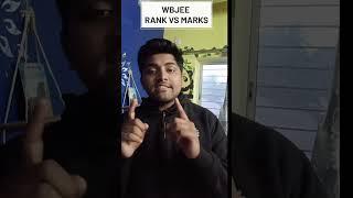 WBJEE MARKS VS RANK #wbjee2025 #WBJEE #wbjeecounselling