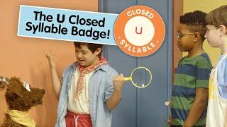 Reading Buddies: The u Closed Syllable Badge (Short u) (Season 3- Episode 4)