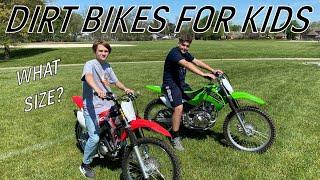 Sizing Dirt Bikes with Kids