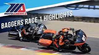 Mission King of the Baggers Race 1 at Laguna Seca 2024 - HIGHLIGHTS | MotoAmerica