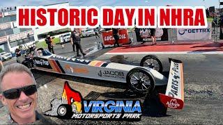 "Historic NHRA Day: 3 Qualifying Runs, Engine Scare, New Crew Chief On Board"