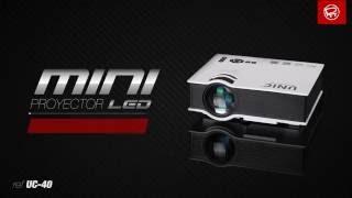 Mini Proyector LED UC40 Portátil [Review + Unbox] - Recatea.com