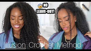 NO Leave-Out | NO Lace | NO Braids! | QUICK Illusion Hairline Crochet Braid Method | MARY K. BELLA