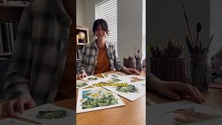 How I make fine art prints at home  #artist #arttutorial