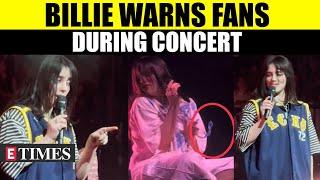 Billie Eilish Gives A Cheeky Warning To Fans At Concert; Takes Caution Before Performing Hit Song