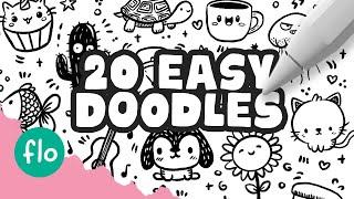 20 EASY Doodles You Can Draw in PROCREATE