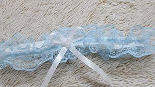 Something Blue | DIY Wedding Garter