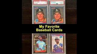 My Favorite Baseball Cards (Outside of Top 100)