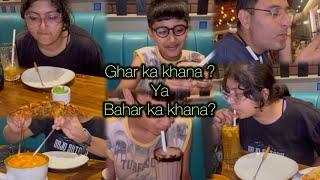 Ghar ka khana ya bahar ka khana ?? Bacho ko choice #garimaspride #foodvlog #familyvlog