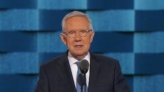 Sen. Harry Reid addresses DNC