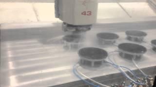 Glass CNC - Highspeed Diamond tooling - Glasstops UK