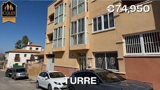 TUR2A128 - First floor apartment in Turre with enclosed terrace spaces - €74,950