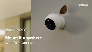 Noorio B200 Wireless Spotlight Indoor and Outdoor Security Camera