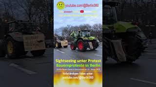 #Sightseeing unter #Protest #Bauernproteste #Bauern #Berlin #Deutschland #Berlin360 #polizei #europe