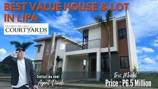 Best Value House and Lot in Lipa | Pueblo de Oro Courtyards Lipa City Batangas - Iris Model