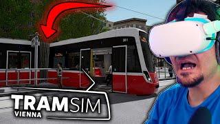 Jeżdżę TRAMWAJEM po WIEDNIU na VR *zbugowałem miasto* 