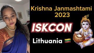 Iskcon Vilnius - Lithuania  | Krishna Janmashtami 2023 | Nethra Dev | Hindu festival