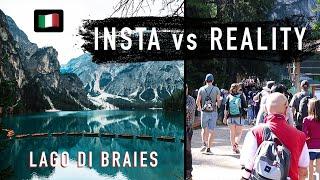 Lago Di Braies, INSTAGRAM vs REALITY! Most photographed lake in the Dolomites