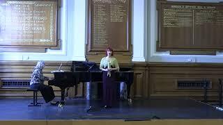 BMus Music Degree Recital: Ruby Caddick Lawrence (soprano) with Eleanor Meynell (piano) 23 May 2024