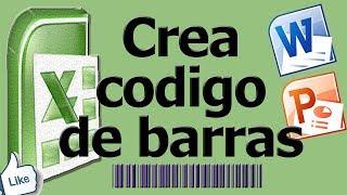 como crear código de barras